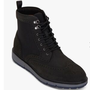 Swims Motion Black Suede Country Boot 10